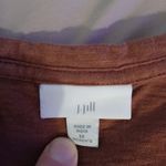 J Jill womens 2x rust sleeveless henley tunic dress cotton/modal pockets Orange Photo 1