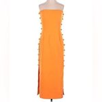 Gianni Bini Elegant Orange Strapless Dress Photo 1