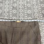Democracy High Rise Pull On Plaid Pants Brown Size 4 Photo 6