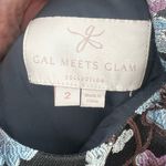 Gal Meets Glam  collection Presley Jacquard floral mini dress sz 2 Photo 3