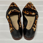 Sole Society Edie Pointed Toe Cheetah Dot Calf Hair Leather Flats Size 6 Photo 2
