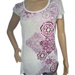 Athleta  Boho Short Sleeve Athletic T-Shirt With Cinched Side Photo 0