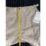 Athleta Women's Voyager Linen Pants Undyed Beige Elastic Adjustable Waist Sz 6 T Photo 11