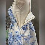 SACHIN + BABI BHLDN Anthropologie Blaine
Taffeta Blue Floral Dress Size US 6 Photo 7