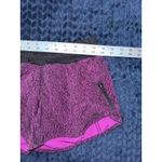 Lululemon Women's Run Times Shorts Speckled Foil Magenta Purple Black Size 6 Photo 6