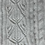 None Vtg Y2k Ivory Cable Knit Sweater Henley Cottegecore Coquette Fishermen Cabin M Photo 7