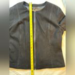 J. McLaughlin Suede Lara Jacket, Black, Size XL, NWT Photo 5