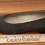 Salvatore Ferragamo Vintage  Taupe Diamond Print Suede Low Heel Pumps Size 6 AAAA Photo 8
