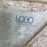 LOGO By Lori Goldstein LOGO Lori Goldstein Cream Floral Print Tunic Tank Top Women's Size Medium M Photo 3