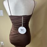 Princess Polly New NWT Loren Mini Dress Brown Size 2 Photo 4