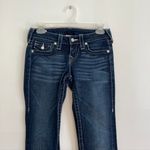 True Religion Becky Crystal Dark Wash Swarovski Distressed Low Rise Bootcut Jean Photo 2