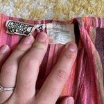 Linen Boho Hippy Tie Shirt Size M Photo 2