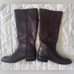 LRL Womens Maribel Brown Leather LRL Gold Monogram Riding Boots Equestrian Photo 3