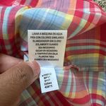 Charter Club Shirt Shop Multicolor Plaid Shirt Red Size 10 Photo 5