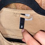 H&M  Divided Beige Khaki Button Down Crop Cropped Jacket Women's Size 8 Photo 1