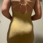 Roberta Freymann Gold Prom Dress Photo 1