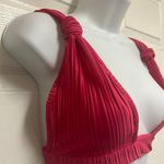 Pretty Little Thing Hot Pink Plisse Knot Bralette Photo 9