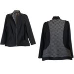 Chico's Chico’s Zenergy‎ houndstooth zip up athletic material jacket Photo 1