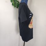 Unisex All Seeing Eye Pizza T Shirt Black Photo 2