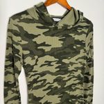 Calvin Klein long sleeve green Camo Print Hoodie mini Dress size medium Photo 2