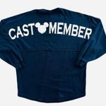Disney Unisex Disneyland Parks Navy Cast Member Spirit Jersey Resort Size Small Rare Photo 0