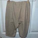 Audrey  Beige Textured Shorts Photo 2