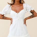 Selfie Leslie White Mini Dress Hoco Photo 0