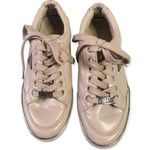 Guess FBryly 5 Nude Pink Leather Lace Up Sneakers Photo 0