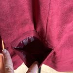 Vintage Count Rome Ltd. Maroon Skinner Ultra Suede Fabric Size XL Red Photo 5