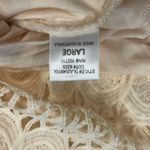 NWT Gibson Look guipure eyelash lace high neck sleeveless bodysuit top L Size L Photo 6