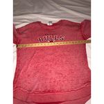 Chicago Bulls NBA Sweatshirt Womens Size M Red High Low Hem Soft Lightweight Size M Photo 4