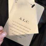 ALC Frank A.L.C. Women's Black One Shoulder Pleated Apollo Crop Top Size 10 NEW Photo 4