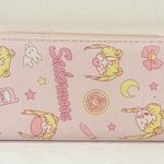 Sailor Moon Anime Pink Character Full Zip Multi Card Wallet Photo 3