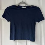 Stradivarius  navy baby tee Photo 0