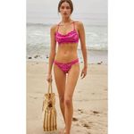 PilyQ New.  pink lacy fanny full bikini bottom. Small Photo 8
