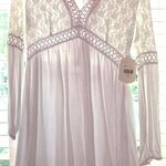 Altar'd State White Boho Lace Dress  Photo 0