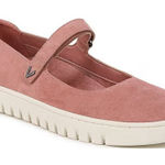 Vionic ‎ Uptown Suede Platform Mary Janes Cinder Pink Size 10 Wide Photo 0