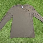 Army Green “Personality” Chameleon Long Sleeve Top Photo 2