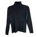 Ralph Lauren  Gray Turtleneck Sweater Small Preppy Classic Basic Embroidered Logo Photo 2
