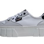 Palladium Womens 8.5 Pallatower Lo Star White Leather Platform Sneaker NEW Photo 1