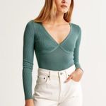 Abercrombie & Fitch Abercrombie Ribbed Bodysuit Long Sleeve Photo 0