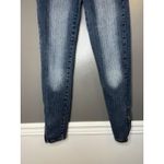 Laze Jeans Jeans Womens 3 Blue Skinny Ankle Zip Red Stitching Heart Pockets Size undefined Photo 2