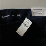 Old Navy  NWT Size 24 Navy Blue Secret-Slim Pockets High Rise Pixie Ankle Pants Photo 2