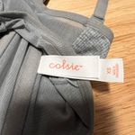 Colsie Women's Gray Casual Corset Tank Top With Adjustable Straps Photo 1