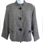 Dress Barn Blazer 3 Button Charcoal Gray Photo 0