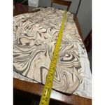 Tart  Tan Brown Maxi Dress Large Sleeveless V-Neck Long Boho L Print Silky Photo 7