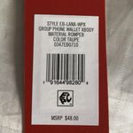 Enzo Angiolini New Enzo Light Taupe Tan Cell Phone Crossbody Photo 2