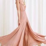 Reformation  Blush Peppermint Dress Photo 0