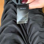 Lulus  Elegant Black Long Sleeve Ruched Back Dress.    Size-Small Photo 3