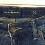Lucky Brand Jeans Womens 6/28 Blue Denim Mid Rise Ava Crop Raw Hem 30.5X26.25 Photo 5